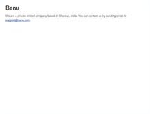 Tablet Screenshot of banu.com